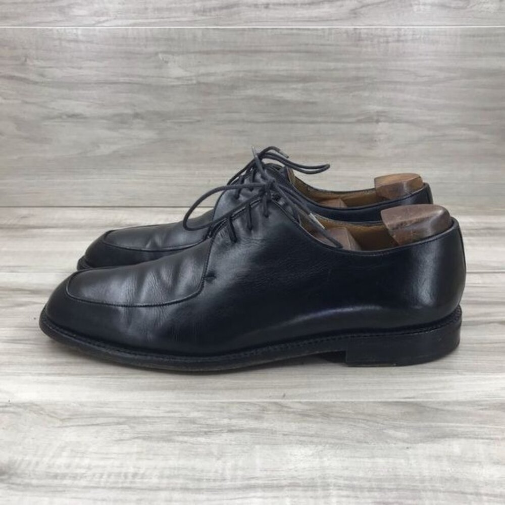Mezlan Oxfords Men's 9.5 Farina Derby Black Leather Lace Up Dress Shoes